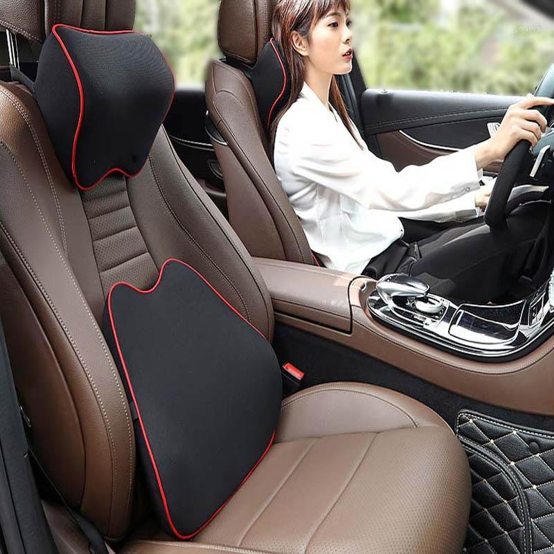 

Car headrest back against on-board memory cotton back cushion pillow set automotive supplies1
