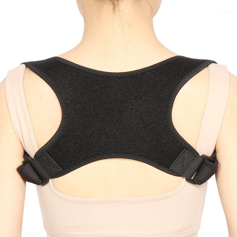 

Back Support Men Women Posture Correction Belt Adjustable Spine Corrector Shoulder Band Humpback Brace1, Shoulder pad