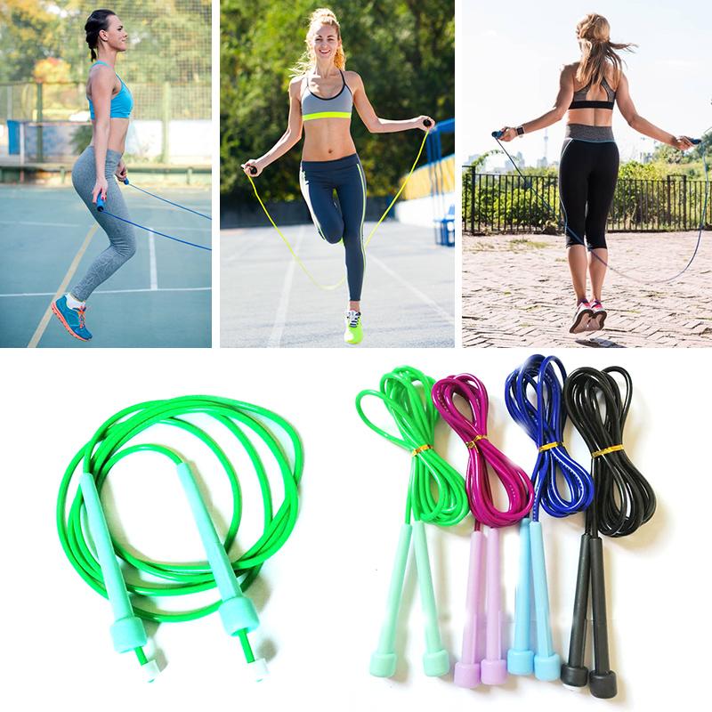 

Protable Rubber Jump Rope Student Pen Handle Bearing Skip Rope Boxing Skipping Sport Jump Ropes Gym Exercise Fitness Equipment