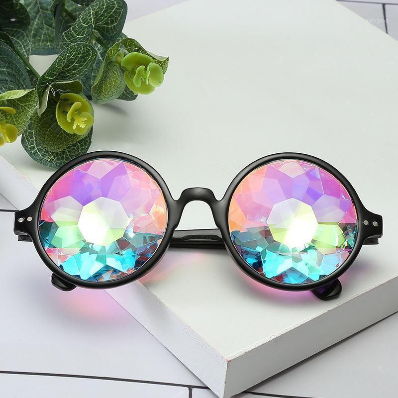 

Sunglasses Kaleidoscope Mosaic Glasses Night Show Party Balls Cool Personality1