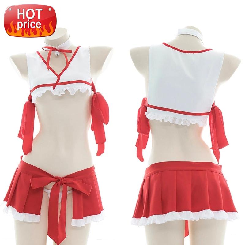 

Sexy Cow Cosplay Demon Costume for Women Girls Halloween Ddlg Lingerie Roleplay Erotic Maid Dress Bikini Mini Schoolgirl Skirt #Fk5f, Black;white