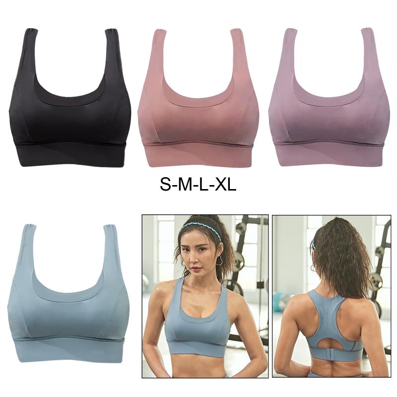 

Women Sports Bra Crop Top Vest Shapewear Stretch Bras Fitness Vest Pink S, Pink m