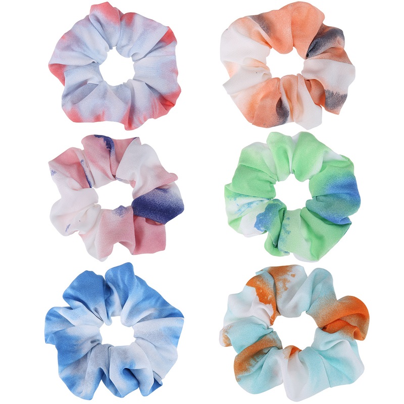 

Tie-dyed Hairbands Scrunchies Women Baby Girls Colorful cloth hair ring Circle Hairband Fixed Hair for Girls Scrunchy party gifts hot 232 K2, #1-#6(pls remark at order)