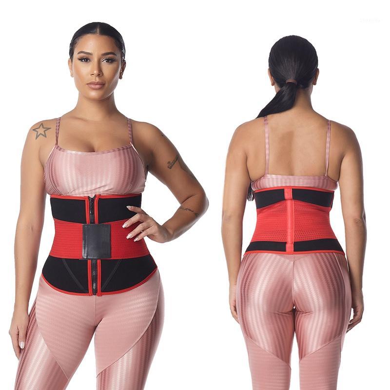 

Waist Cincher for Women Body Slimming Shaper Sweat Workout Girdle Slim1, Red