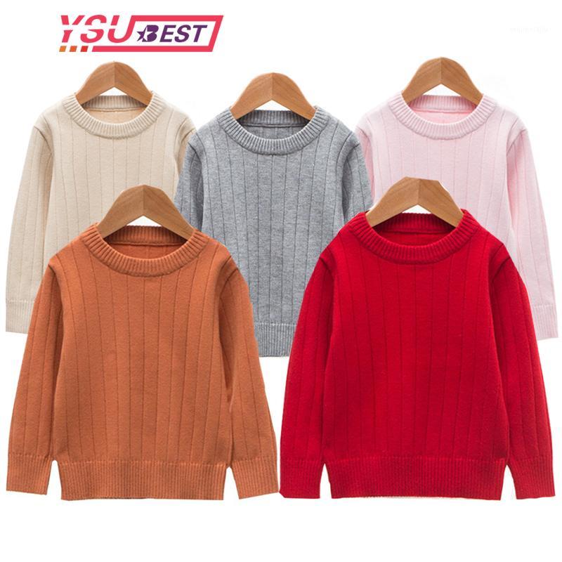 

1-6Yrs Girls Sweater Long Sleeve Cotton Boys Sweaters Children's Clothing Autumn Kids Pullover Knitwear Boys Pullovers Outwear1, White 17167