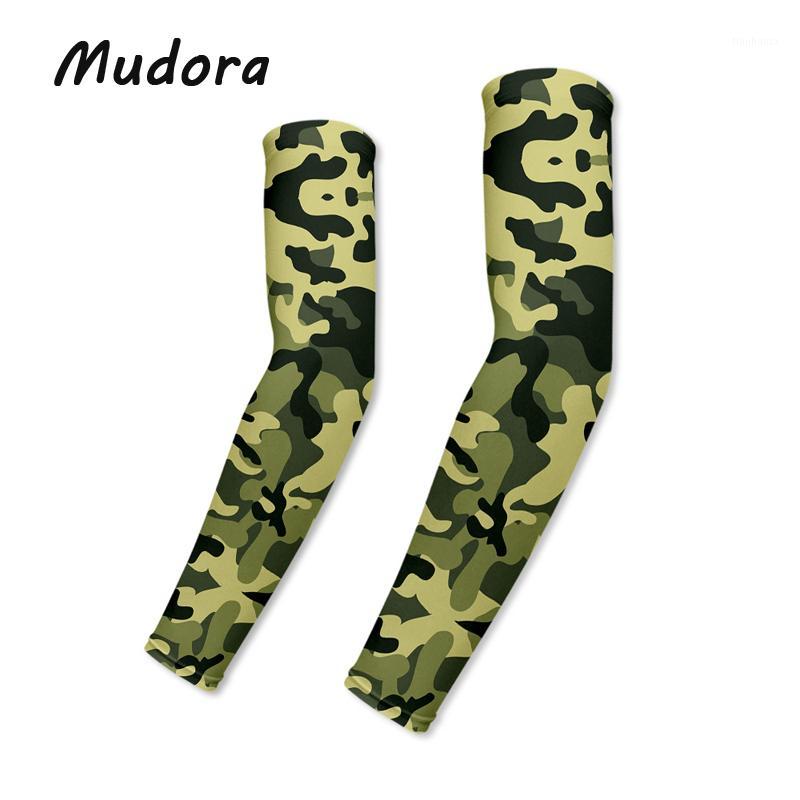 

Camouflage Running Arm Sleeves Mens Cycling Outdoor Arm Warmers Correr Sleeves Fashion Sun Protection Manguitos Bicicleta1, Black