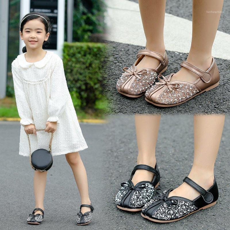 

Girls Elegant Shoes New Fashion Children's Sweet Wide Pu Pearl Bowtie Danceing Princess Shoes Kids Travel Shoe Girls Sneakers1, Black