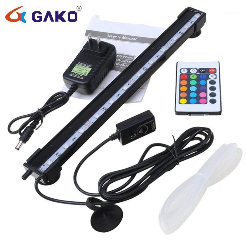 

Bubble Lamp Light 32CM RC Waterproof Fish Tank Submersible Light SMD RGB Colorful LED Aquarium Air Bubble Lamp1