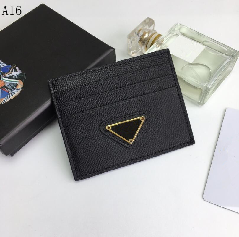 

All-match Card Holders Fashion Womens men Purses With Box Designer purse Double sided Credit Cards Coin Mini Wallets P50117