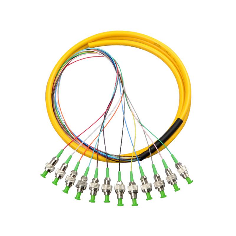 

15PCS Fiber Optic 12 core Pigtail FC Single Mode Bundle Pigtail FTTH FC APC CATV FTTH Patch Cord Free Shipping factory wholesale