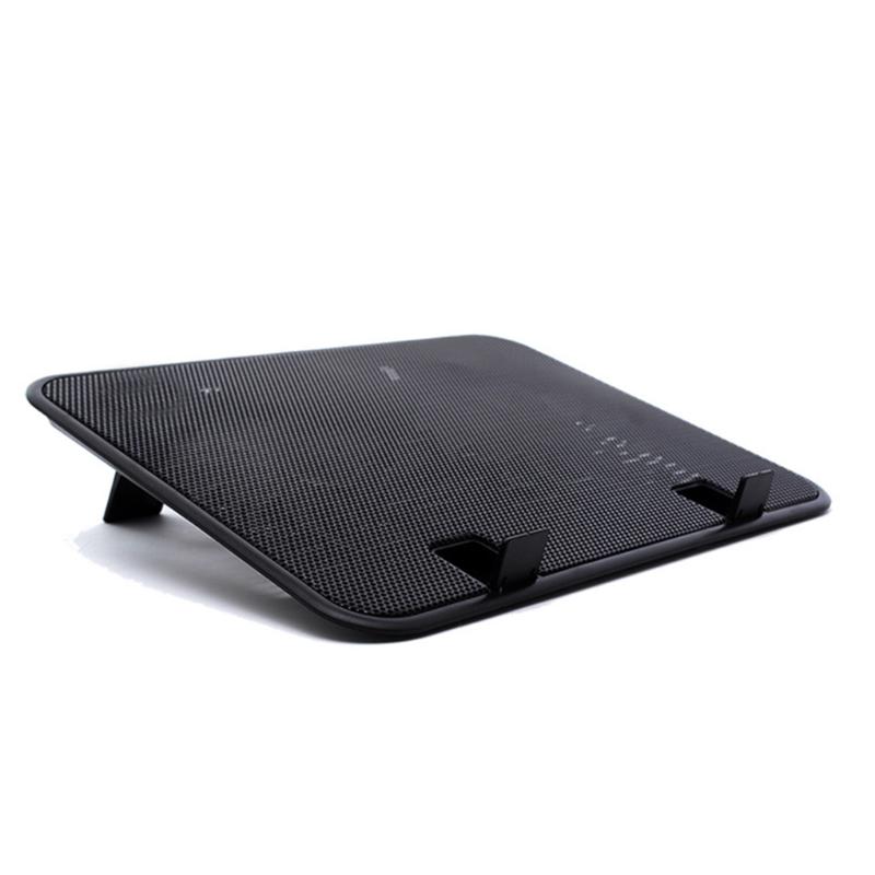 

High Quality 14 inch Notebook Cooler 5v Dual Fan USB External Laptop Cooling Pad Slim Stand High Speed Silent Metal Panel Fan