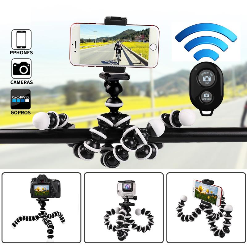 

Tripod For Phone Octopus Smartphone Camera Flexible Stands Live Photography Tripod Bracket Mobile Accessories, Only clip