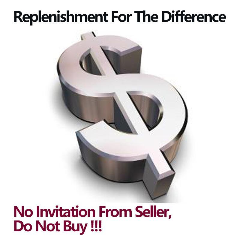 

Replenishment for the difference, no invitation, please do not buy. Donot pay without contacting with seller, Black;red