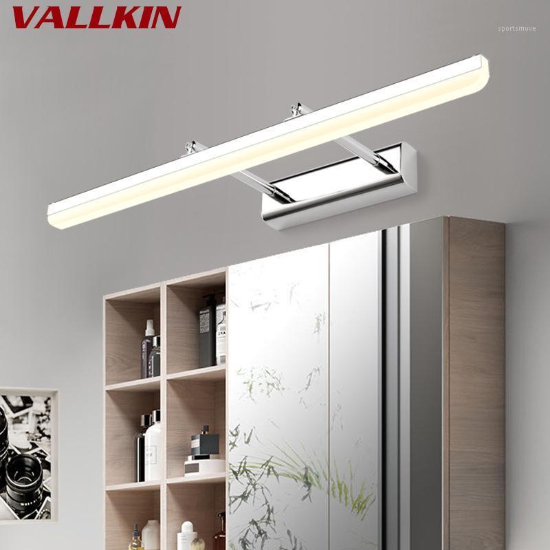 

LED Mirror Light Indoor Wall Lamps Stainless Steel AC85 TO 265V Modern Wall Lamp Bathroom Lights Sconces Apliques Pared1