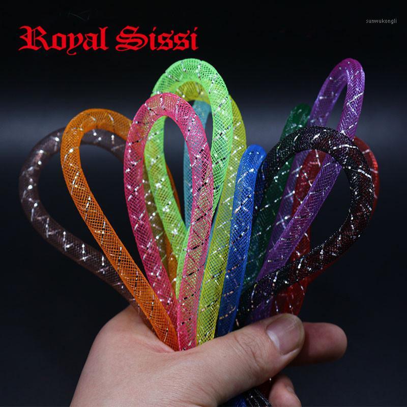 

Wholesale- New 12colors assorted Royal Sissi Dura Flashing Tubing/ diameter 8mm tube minnow mylar pike saltwater fishing tying material1