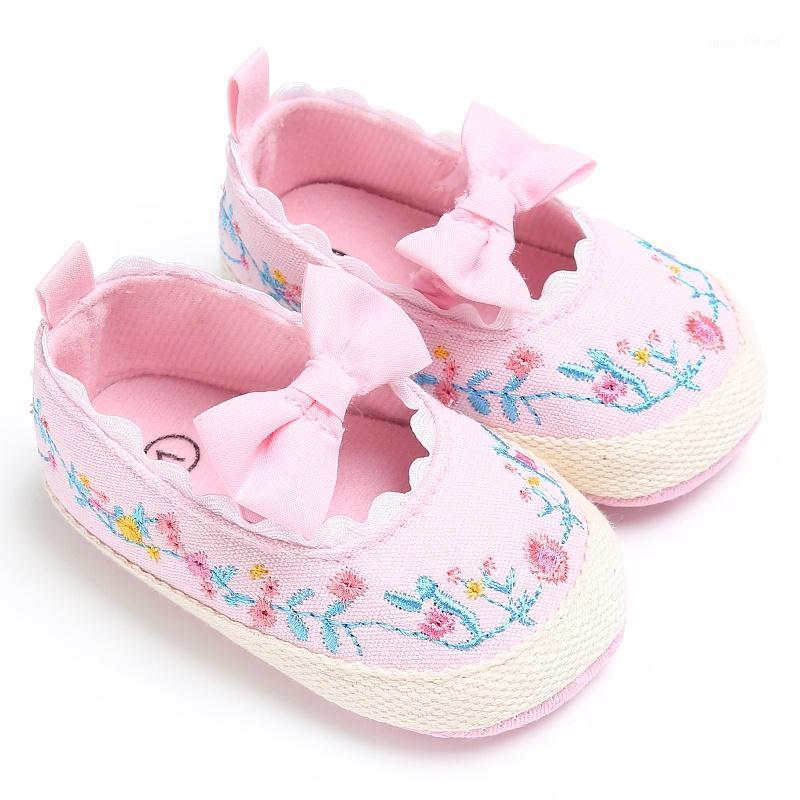 

Newborn Baby Girls Shoes Princess Mary Jane Bow First Walkers Crib Soft Soled Anti-Slip Kids Shoes1, Black