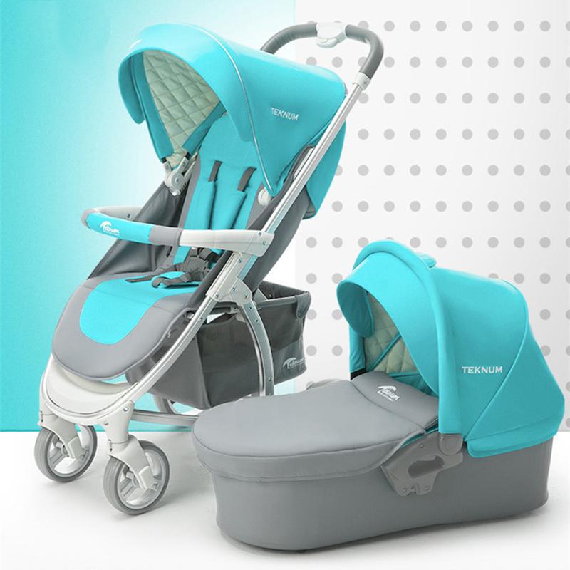 

Baby Stroller High View Baby Stroller with safety seat 2 in 1 CE safe cart Four-wheel suspension