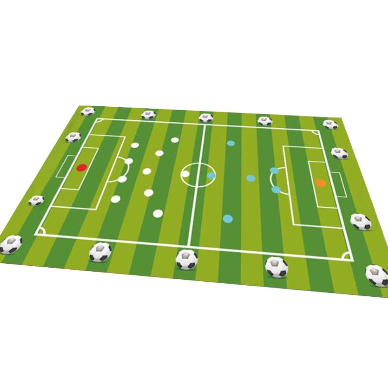 

2020 Football Hopscotch Rugs Flannel Rug Carpet Baby Play Crawl Mat Big Size Carpets For Indoor Living Room Baby Kids Room Dec