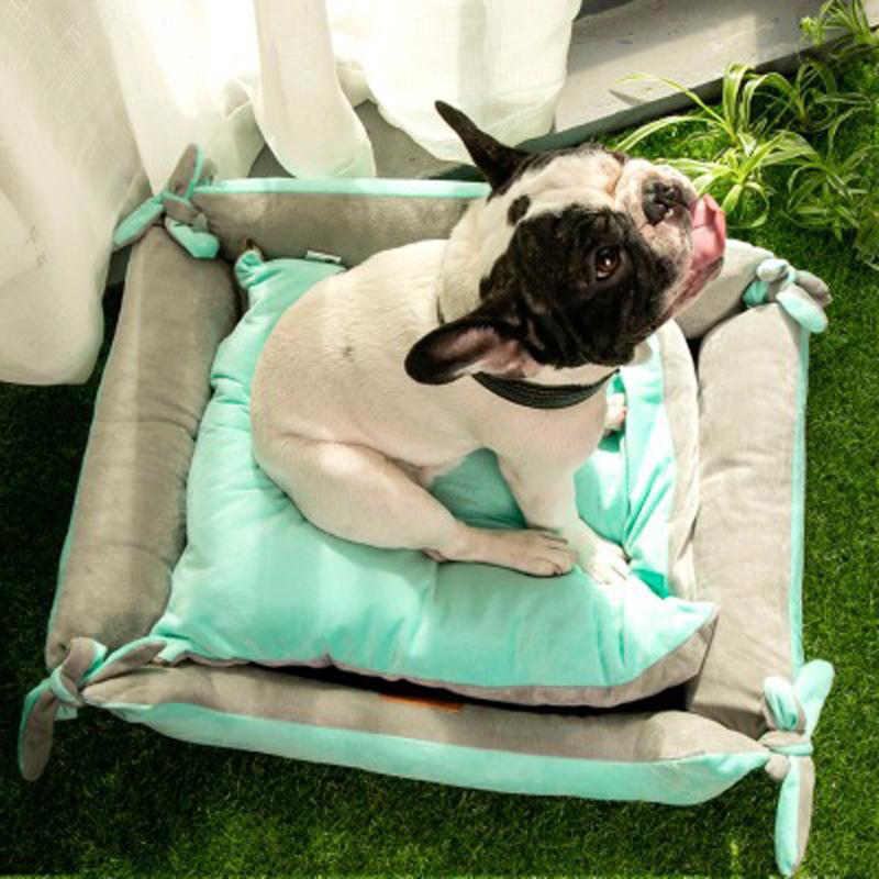 

Pet Nest Warm Washable Bed Sleeping Fleece Basket with Cushion For Puppy Dog Cat