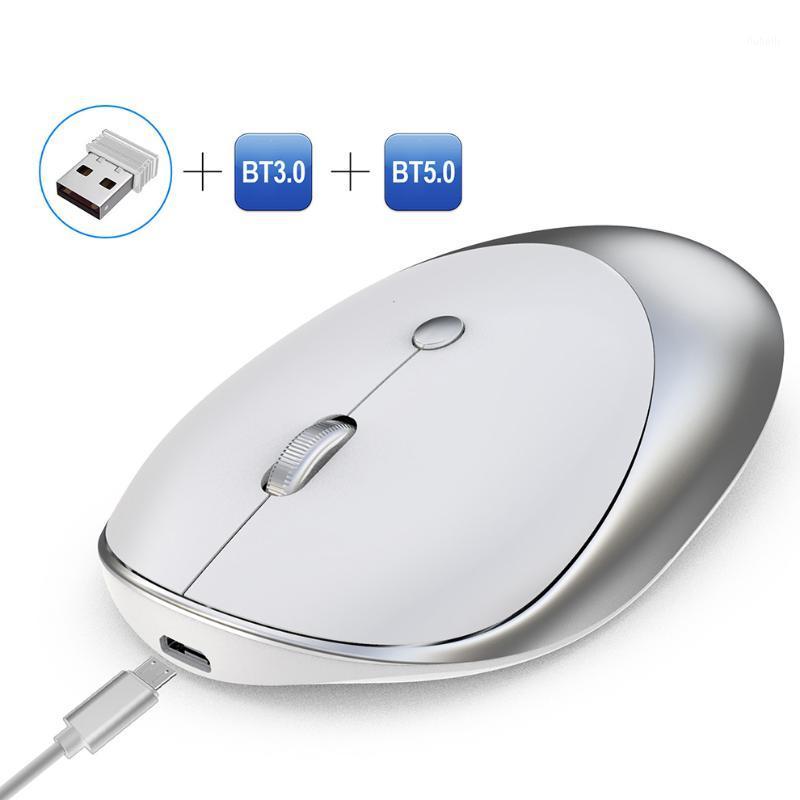 

SeenDa 3.0/5.0 Bluetooth Rechargeable Mouse Wireless Mouse Silent Mause Bluetooth 2.4GHz USB for Laptop Notebook PC1