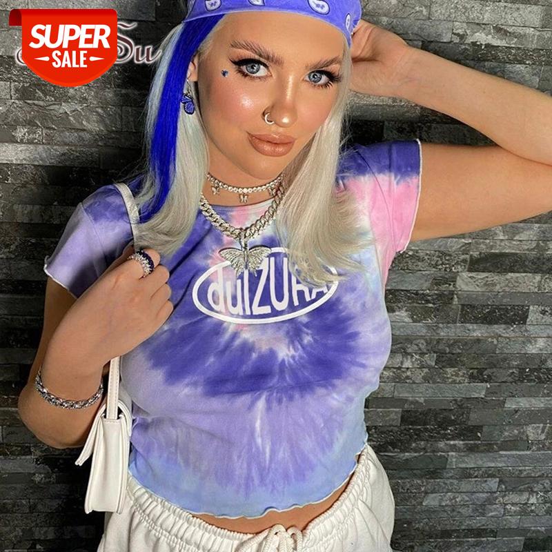 

ArtSu Sexy Letter Print Camouflage Short Sleeve Crop Top T-shirt Women 2020 Summer Basic Tshirt Female Streetwear ASTS21568 #Zu2j, White