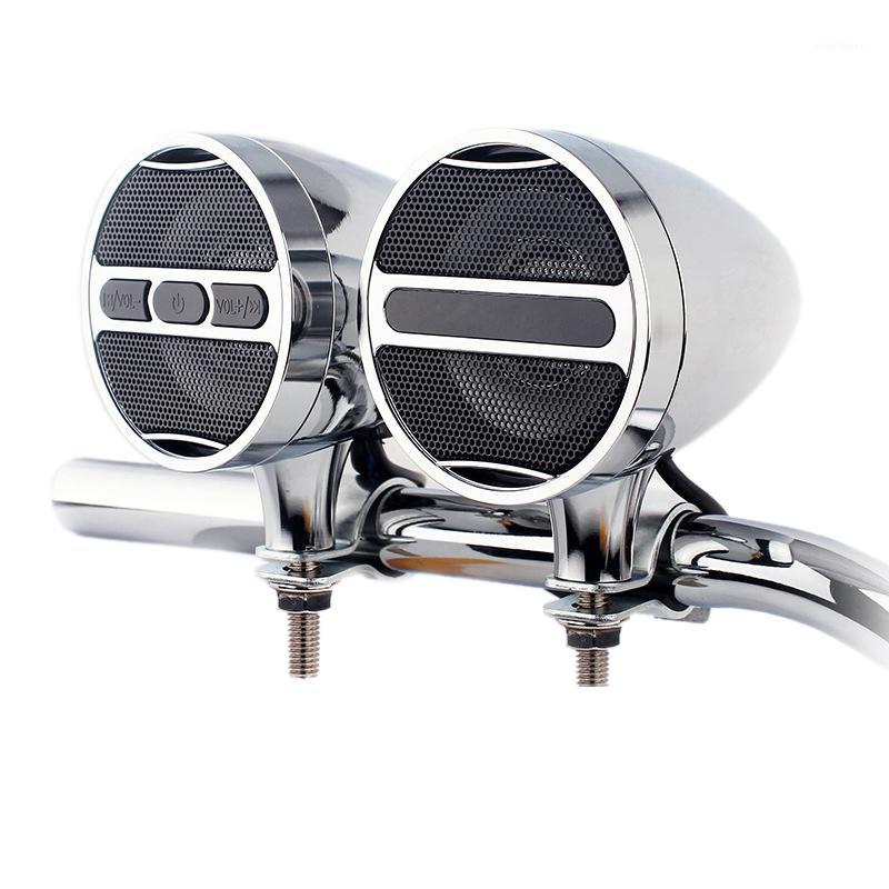 

AM05-12V Motorcycle Mp3 Bluetooth o All Metal Car Handlebar o Electric Car Waterproof Horn Plug-In Radio Box1