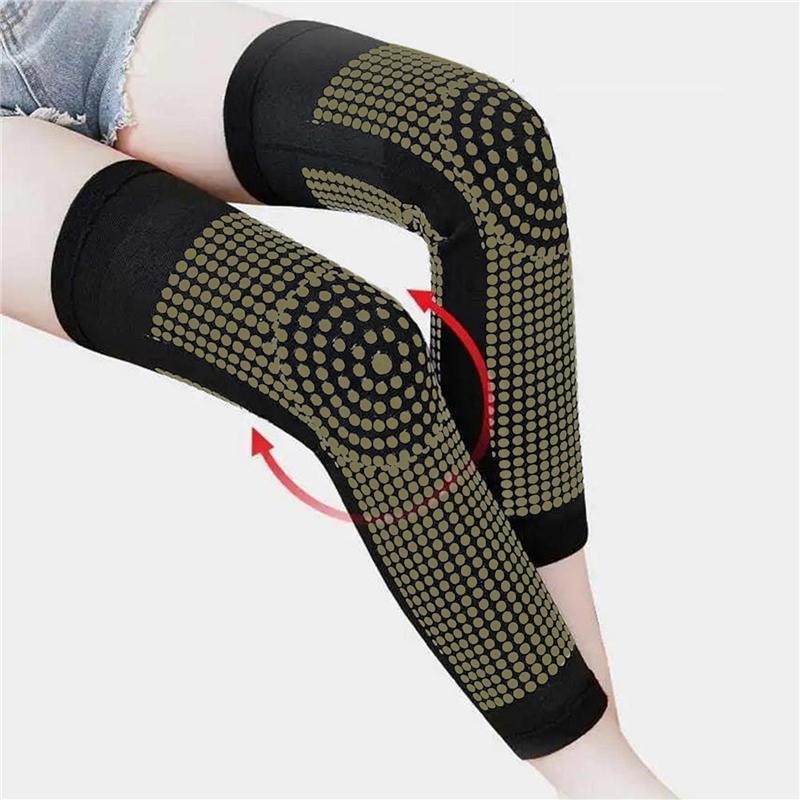 

1 Pair Self Heating Knee Pads Brace Sports Kneepad Tourmaline Knee Support Arthritis Joint Pain Relief Recovery1, Single side black
