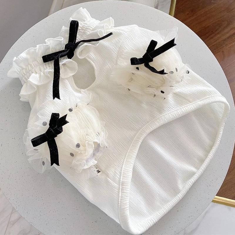 

Pets Clothes Fashion Luxury Chihuahua Maltese Cup Puppy Toy Dogs Shirt, White