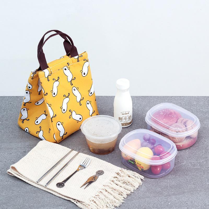 

Lunch Box Bag Picnic Portable Waterproof Container Insulated Lunch Bag Oxford Thermal For Kids Women Outdoor1, Grey lunch bag a141