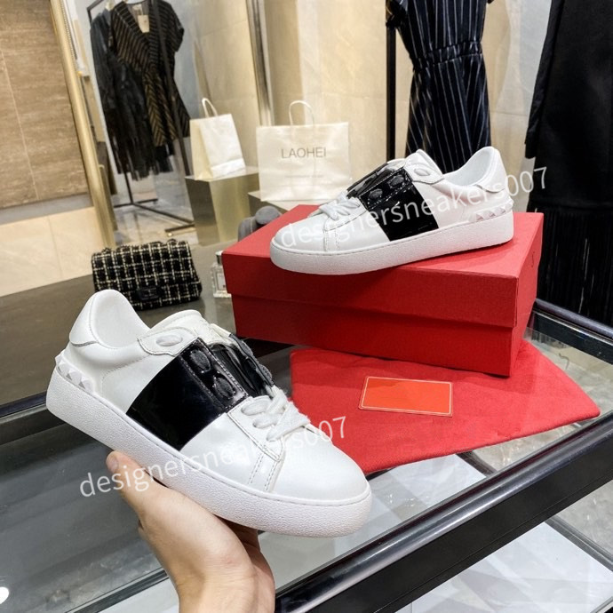 

the new Man Fashion Mens Women Leather Breathable Shoes Open Low sports Sneakers yh200906, 26