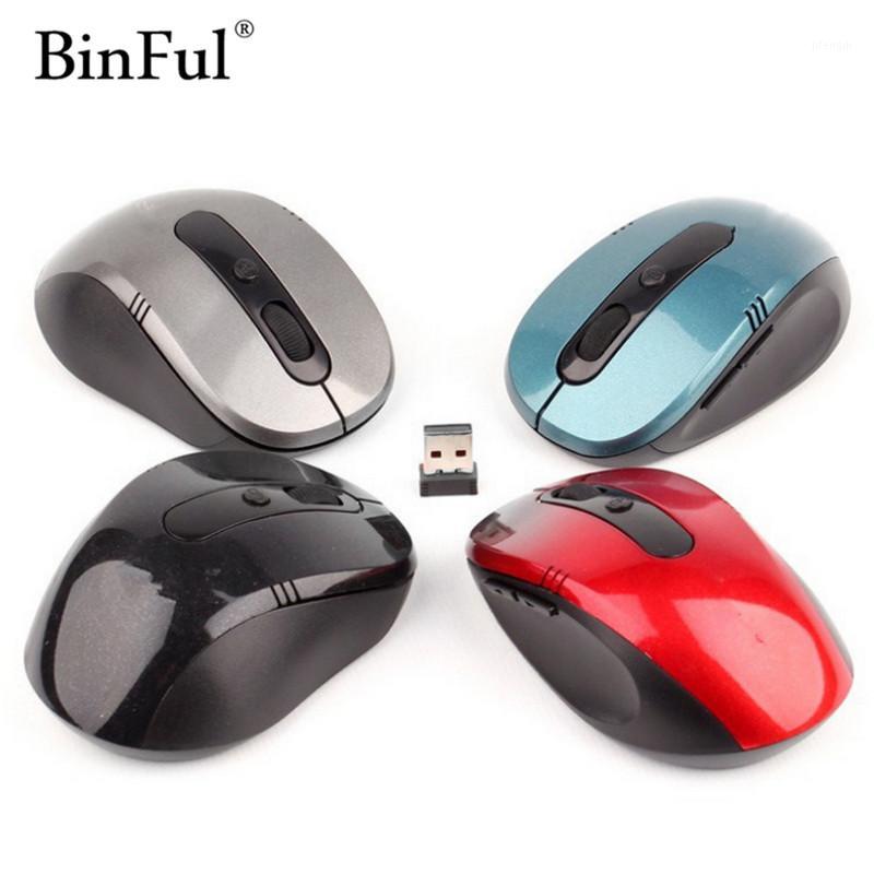 

BinFul Hot-sale Wireless Game Mouse Gifts Wholesale 2.4GHz Wireless Mouse USB Optical Scroll For Tablet Laptop Computer1
