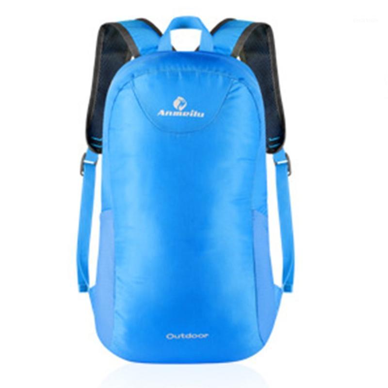 

Folding Backpack Sport Men Travel Backpack Women Ultralight Portable Outdoor Waterproof Bags Quick Drying1, Blue color