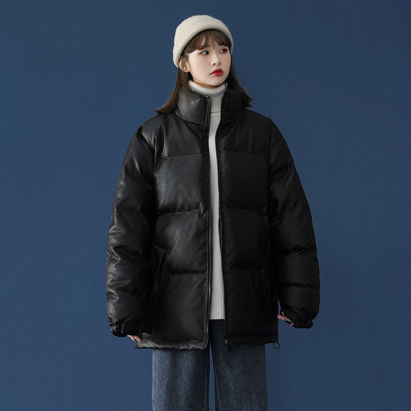 

Unisex New Cotton Padded Jacket 2020 Winter New Women' New Korean Streetwear Parkas Man Fashion Warm Clothing, Apricot