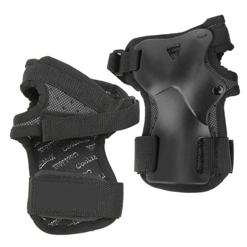 

2Pcs Skiing Hand Guard Gloves Breathable Hand Wrist Protector Nylon Plastic for Roller Skating Skiing Snowboarding, As pic