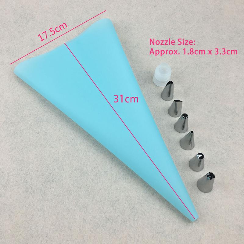 

8pcs/set Pastry Art Tips Gadgets Dessert Tools Home Kitchen DIY Baking Reusable Icing Piping Cream Cake Decorating Nozzle