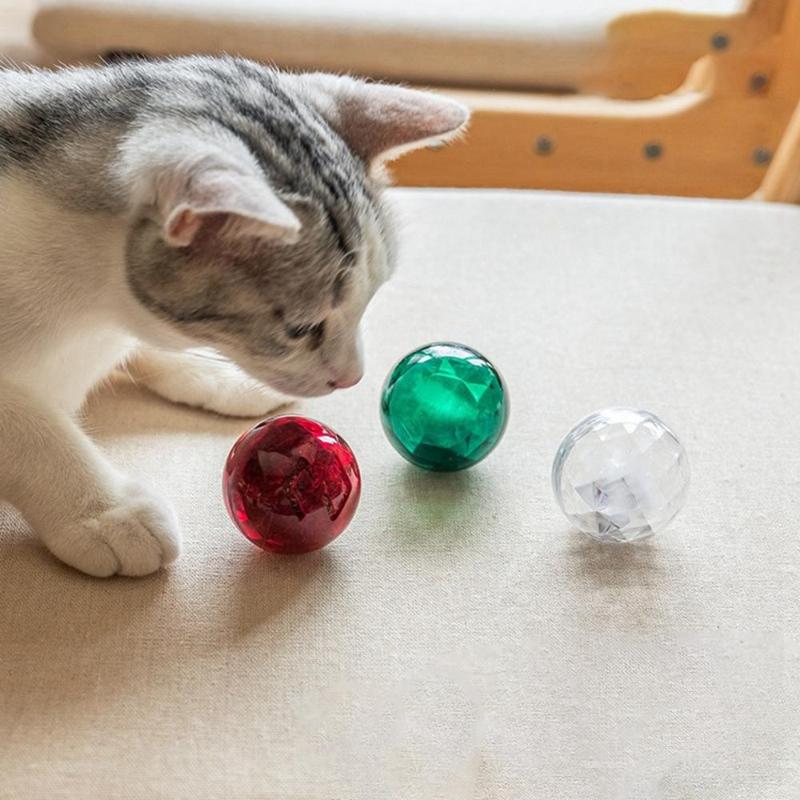 

1Pc Cat Interactive Ball Toy With Catnip Cat Teaser Exercise Toy Pet Supplies