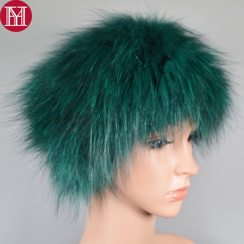 

2020 Ladies Autumn And Winter Knitted Real Fur Ring Headband High-Quality Fur Warmth And Soft Elastic Natural Scarf