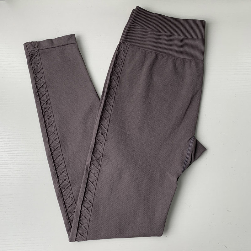 

2021 New Flowing Seamless Yoga Pants Sports Wear for Women Gym Athletic Leggings Uo59, Black