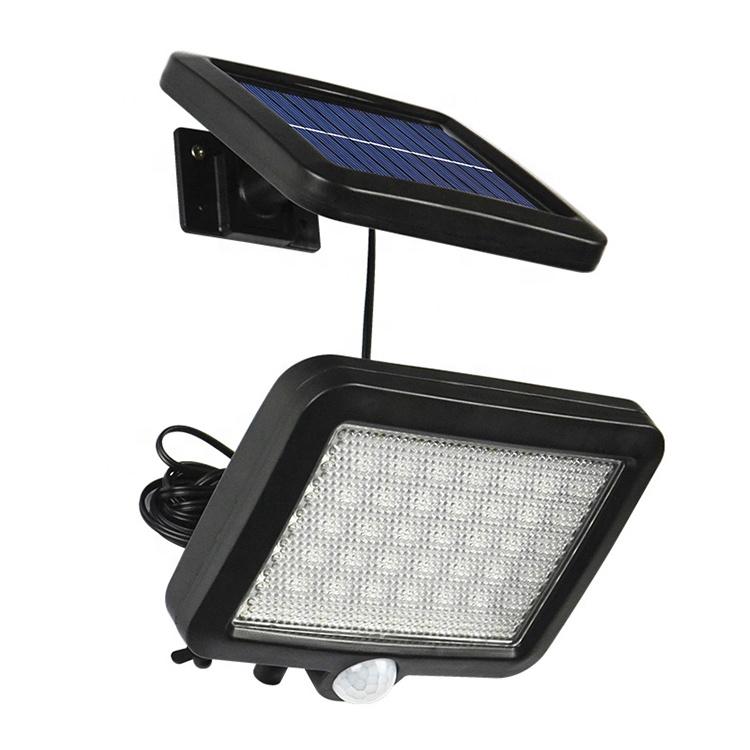 

56 LED Solar Powered Wall Light PIR Motion Sensor Saving Energy Detection Lamp Waterproof IP65 for Infrared Outdoor Security Yard Garden