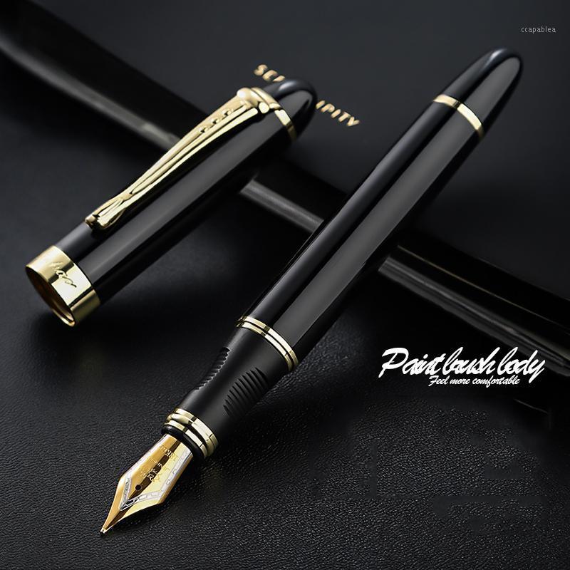 

Luxury Jinhao Fountain Pen for Writing Ink Pen Medium Nib Gift Box Set for Finance Business Office Stationery1, Red