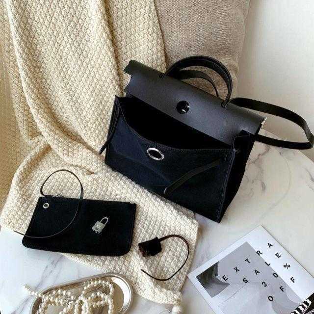 

Herbag 31 Purchasing Inner Liner Handbag Lady Platinum Canvas Bag With zzO Hermè s, Foam bag