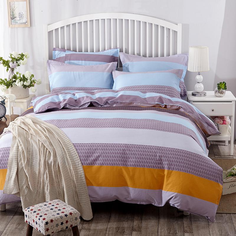 

Fresh 100%Cotton Bed Set Sheet Linen Duvet Cover Pillowcase Flowe Deer Plant Printed Kids Adult Bedclothes Home Textile, Modern