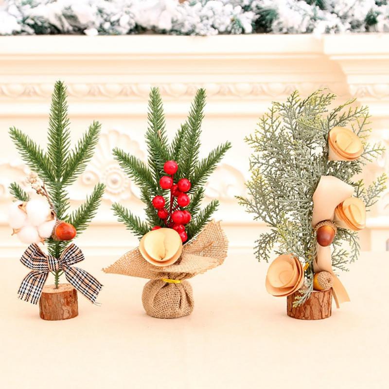 

Christmas ornaments mini Christmas tree ornaments desktop simulation tree