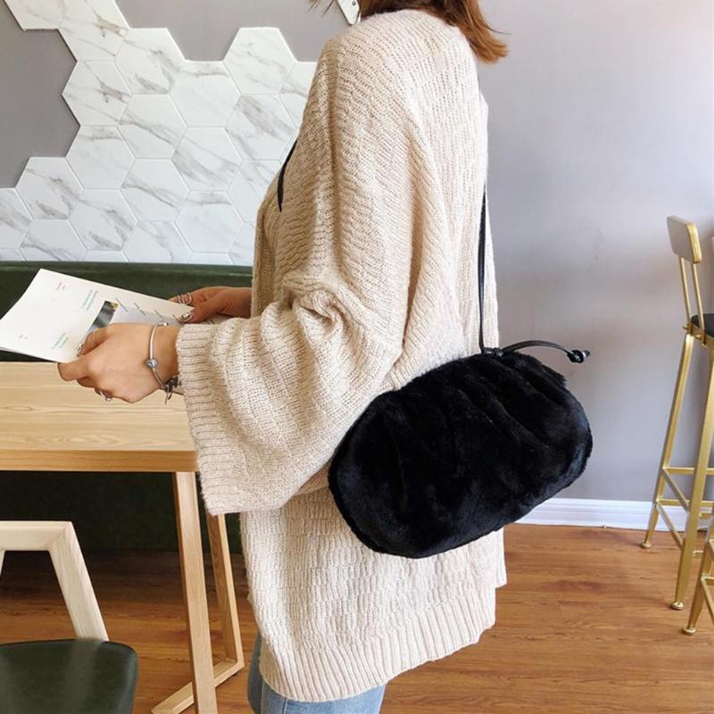 

Hot Sale Handbags Wear-resistant Hit Color Fashion Women Pleated Shoulder Bags Drawstring Day Clutch Messenger Evening Bag, Light brown