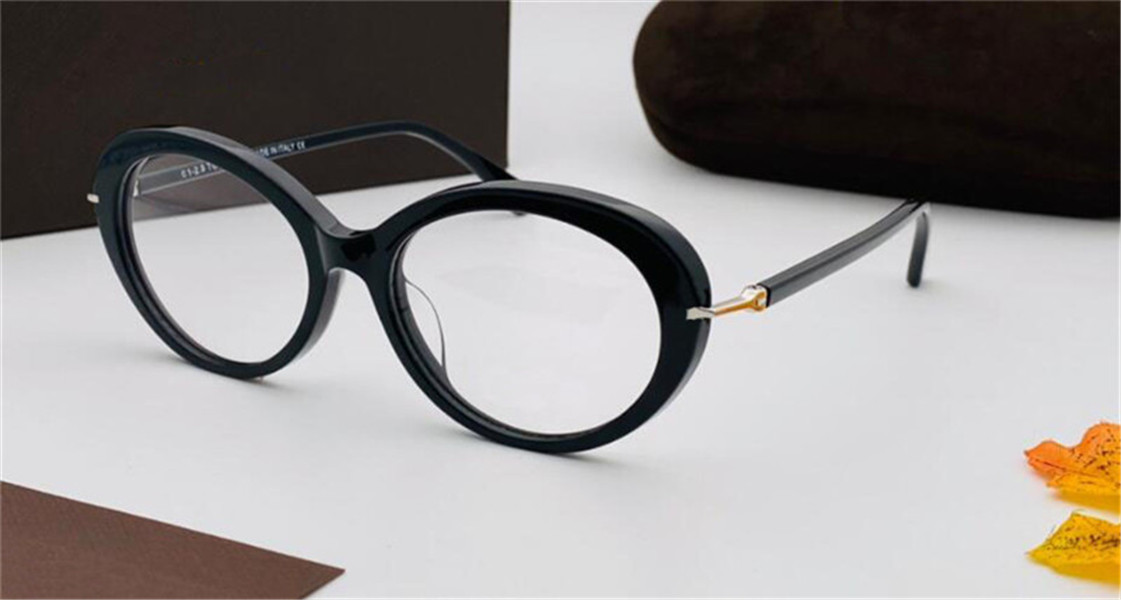 

New best selling woman fashion optical glasses oval simple frame popular generous casual style transparent frame 5675-B top quality