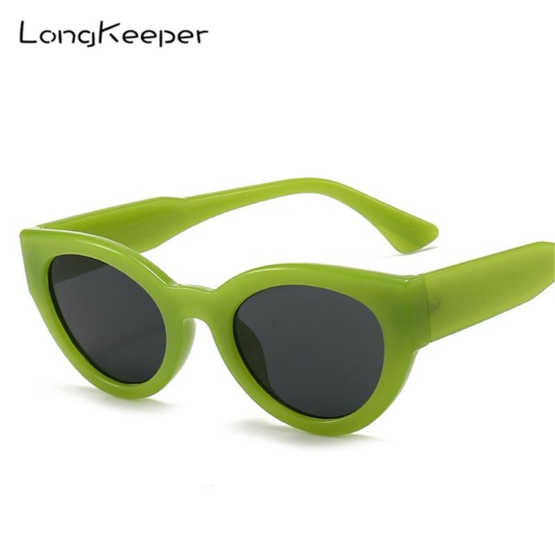

LongKeeper Cat Eye Sunglasses Women Sexy Retro Small Sun Glasses for Male Female Stylish Eyewear Vintage UV400