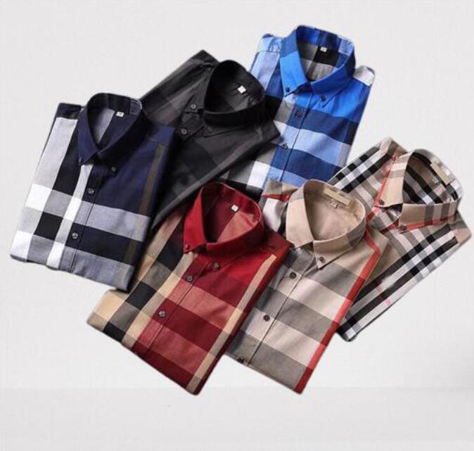 

1A5258 Designers Mens Dress Shirts Business Fashion Casual printing Shirt Brands Men Spring Slim Fit Shirts chemises de marque pour hommes top quality #5633, Customize