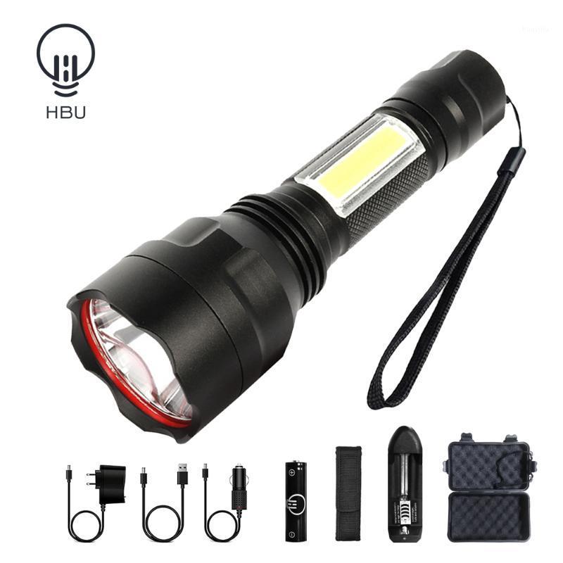 

Tactical LED With side COB work light design waterproof C8 torch Used for cycling, adventure, camping,etc1