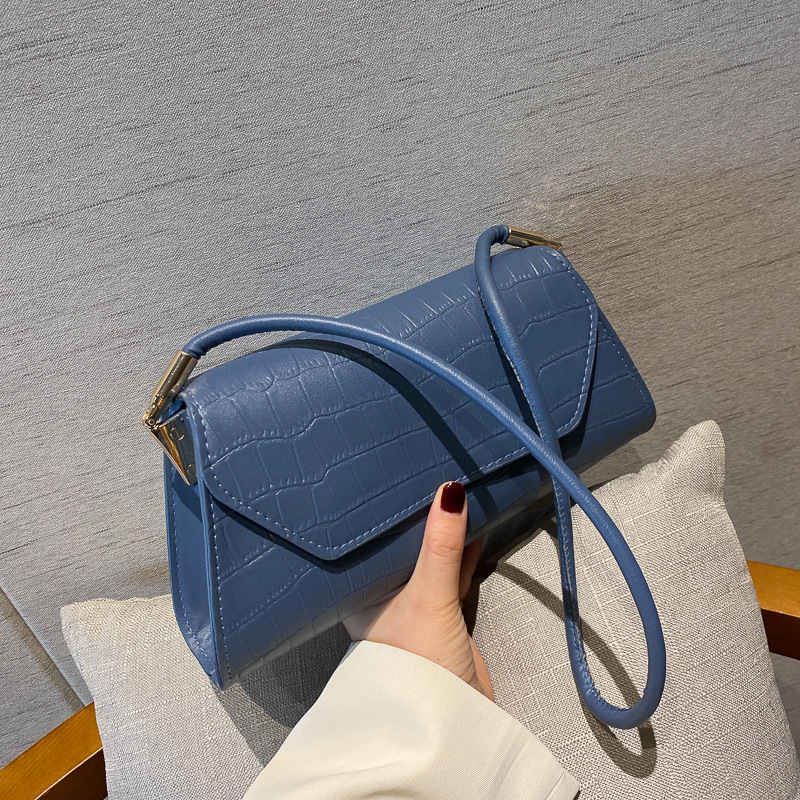 

HBP Texture Popular Small 2020 New Trendy Fashion Female Bag All-match One-shoulder Armpit Bag French Stick Bag, High quality (dont choose this)