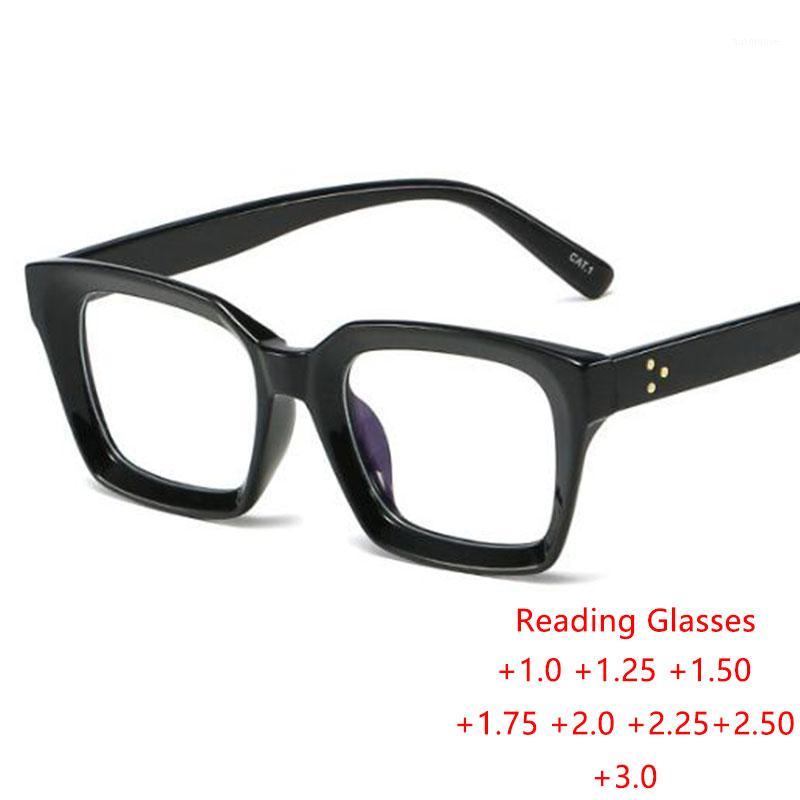 

New Retro Square Anti Blue Light Reading Glasses Unisex Computer glasses degree +1.0 +1.25 +1.5 +1.75 +2.0 +2.25 +2.50 +3.01